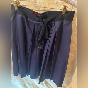 Caroline Herrera navy skirt size 8